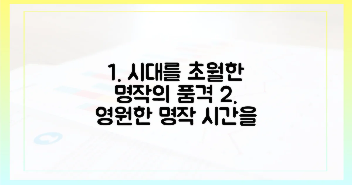 명작, 시대를 초월하다