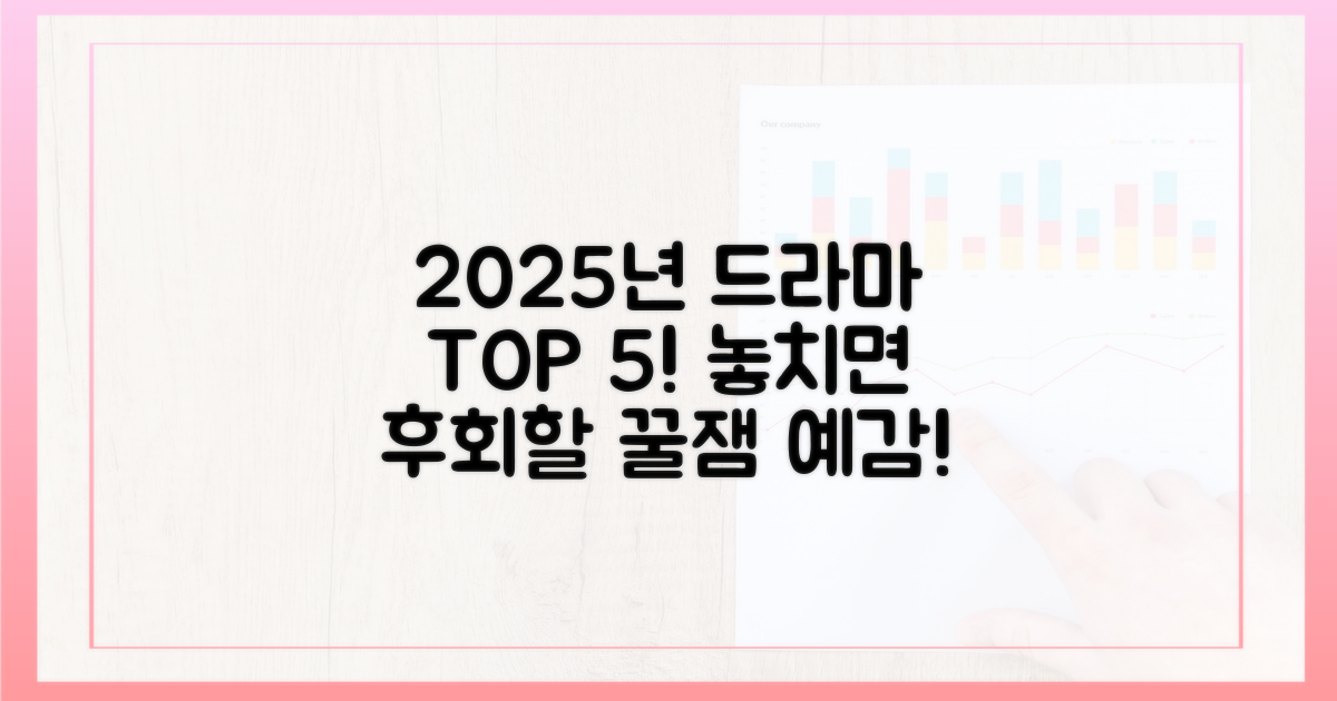 2025년, 어떤 드라마가 뜰까?