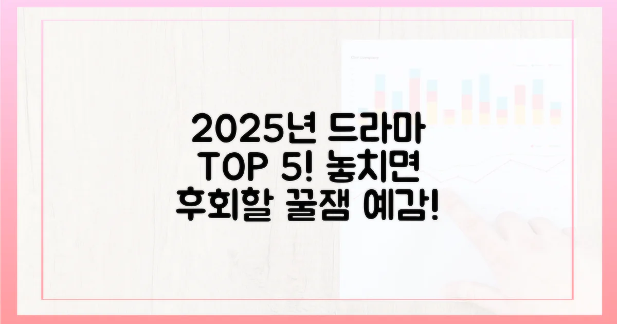 2025년, 어떤 드라마가 뜰까?