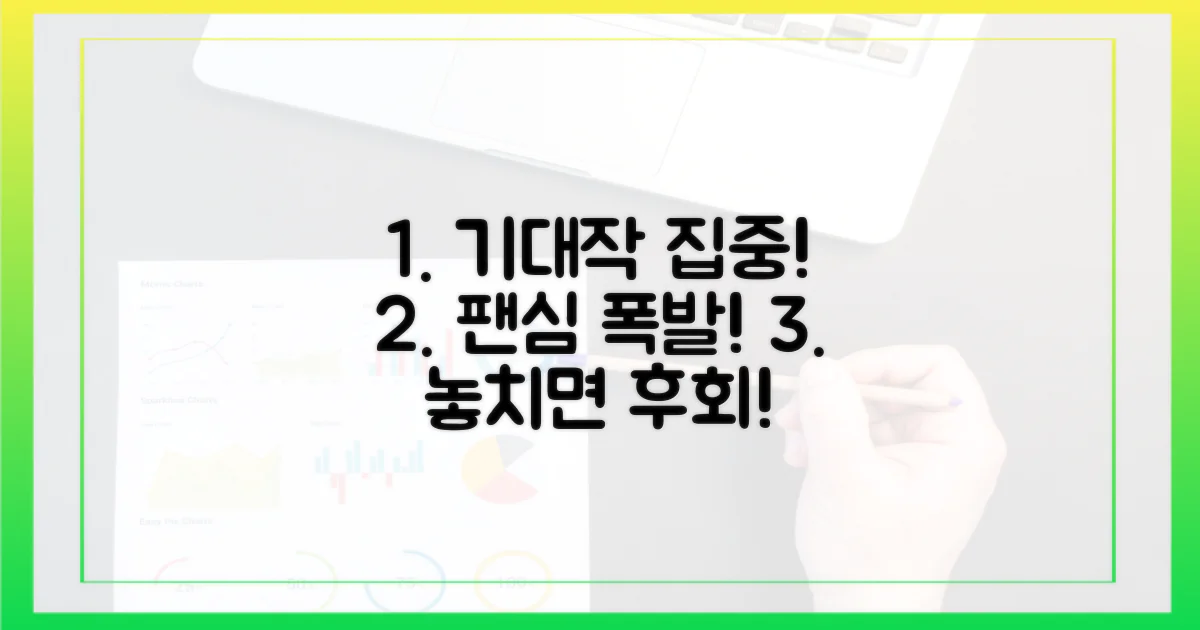 팬심 자극, 기대작 집중