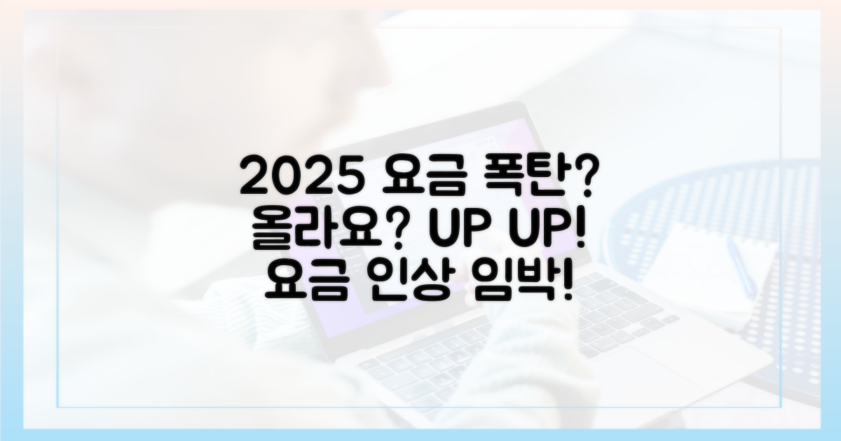 2025년 요금, 오를까?