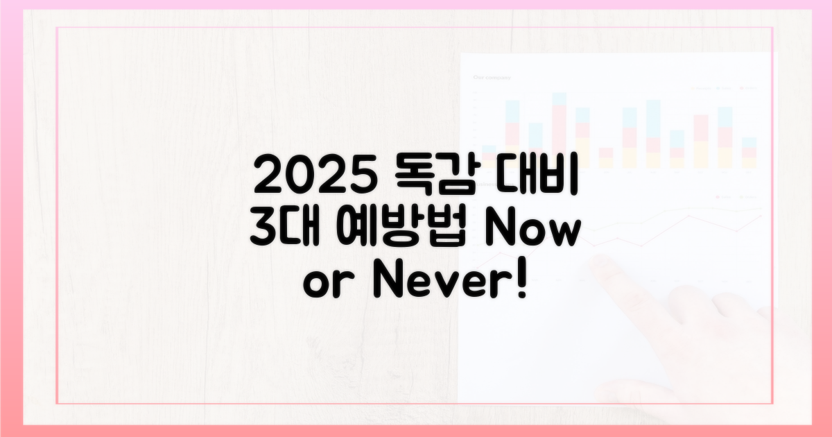 2025년 인플루엔자, 3대 예방책