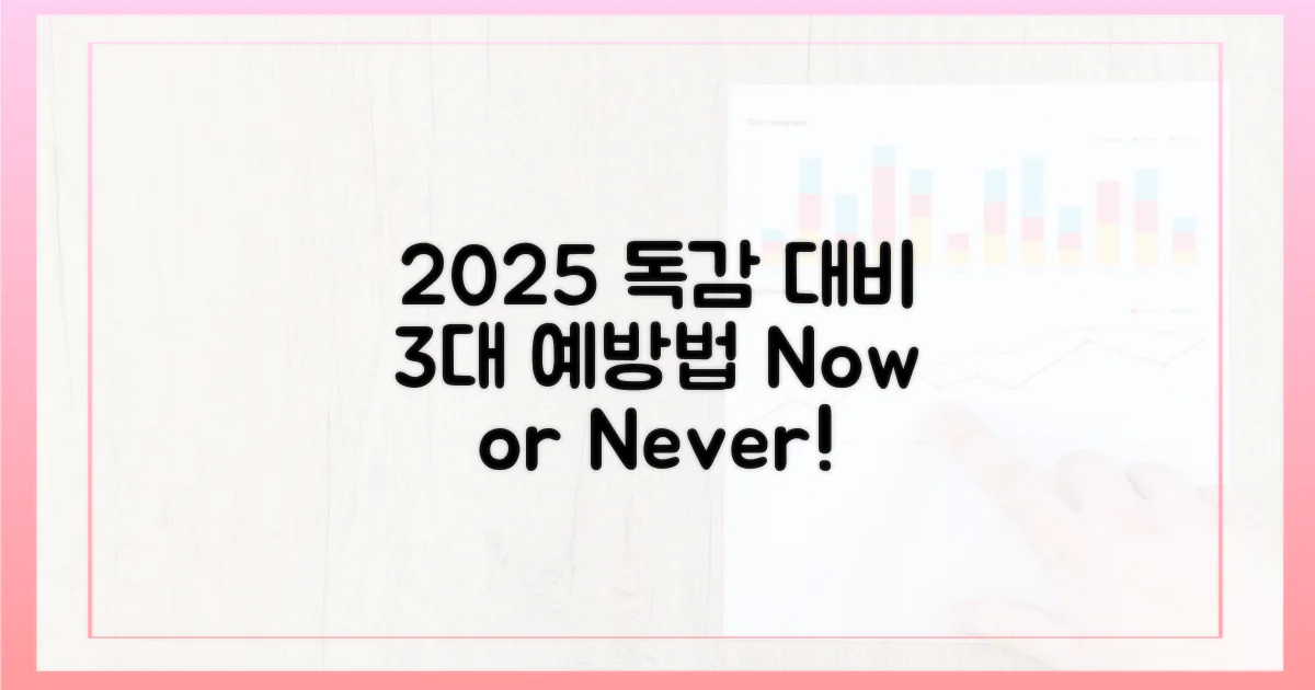 2025년 인플루엔자, 3대 예방책