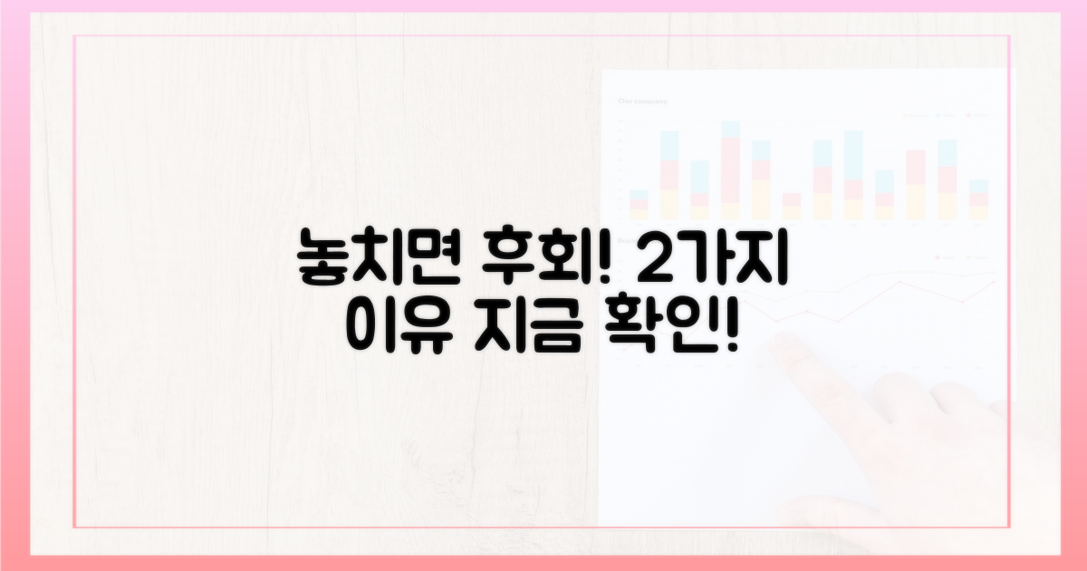 놓치면 후회! 2가지 이유