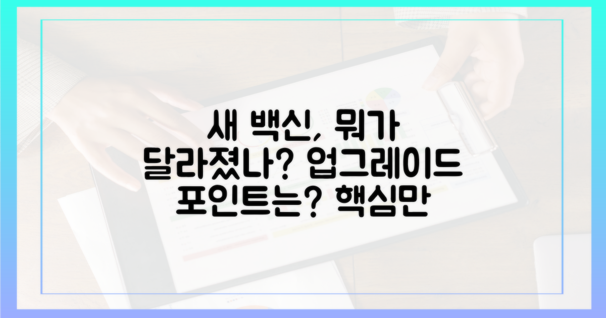 새 백신, 어떤 점이 강화됐나?