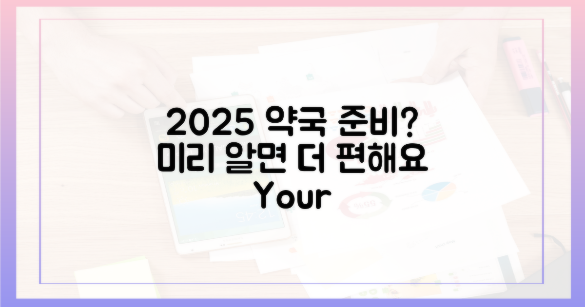 2025년, 약국 이용, 미리 준비는?