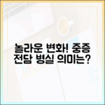 믿을 수 없는 변화! '중증환자 전담병실' 도입의 놀라운 의미