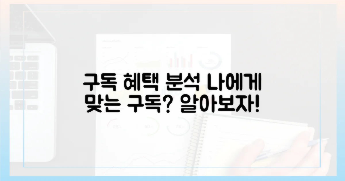 구독자 혜택 비교 분석