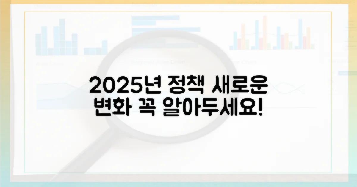 2025년 새롭게 바뀐 정책