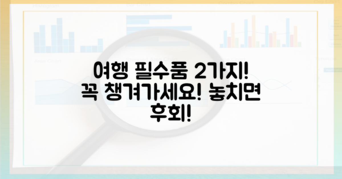 2가지 동행 시 필수 준비물
