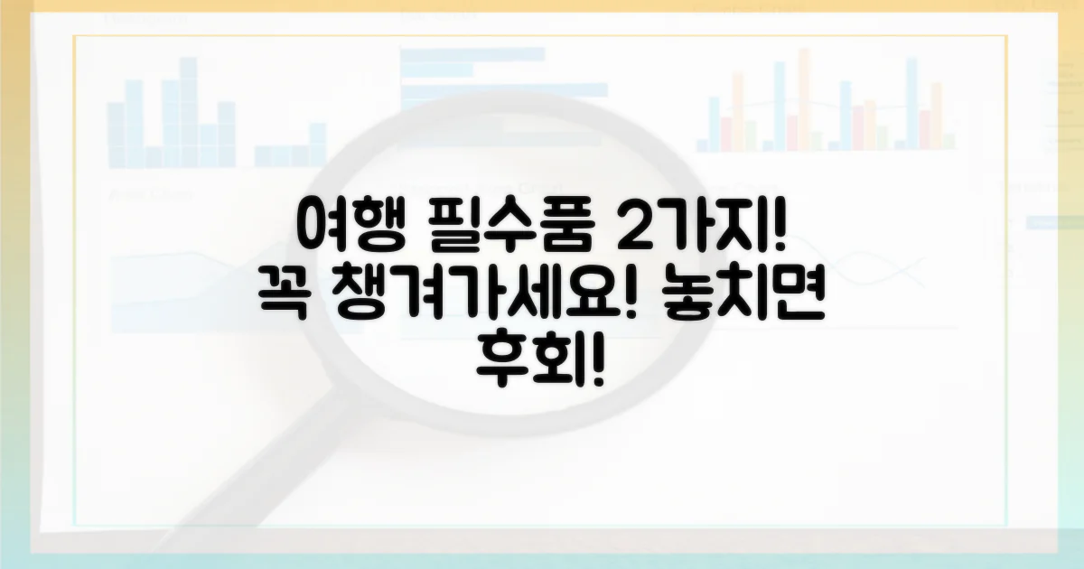 2가지 동행 시 필수 준비물