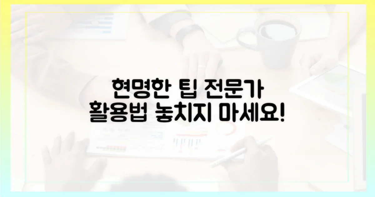 전문가 팁으로 현명하게 이용하세요