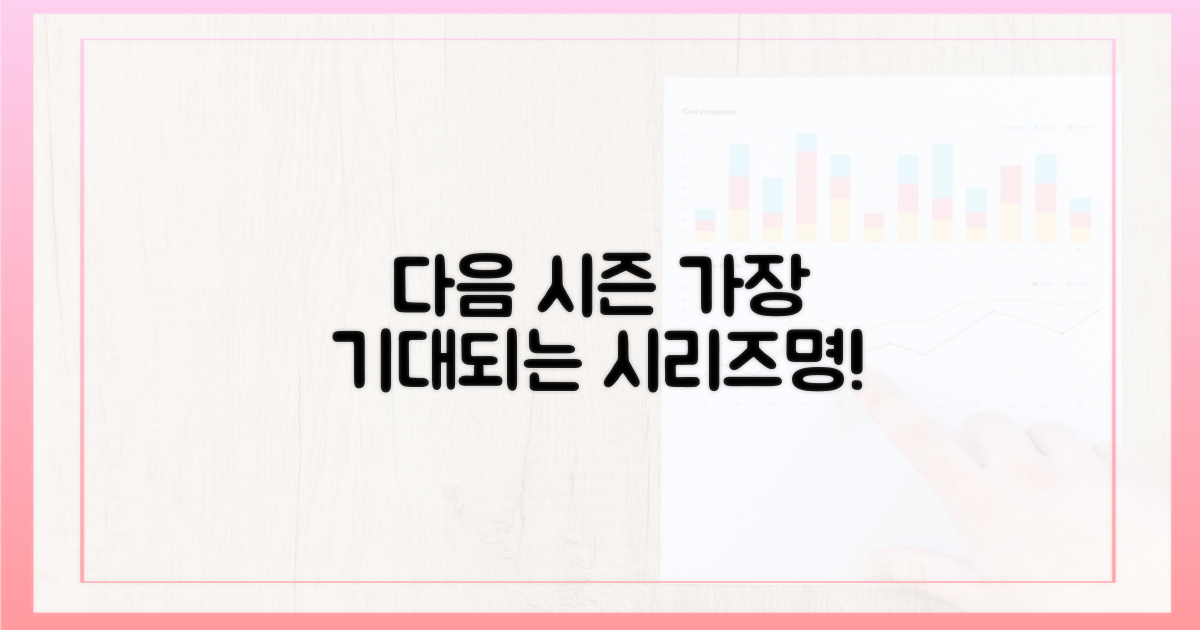 다음 시즌 기다려지는 시리즈는?