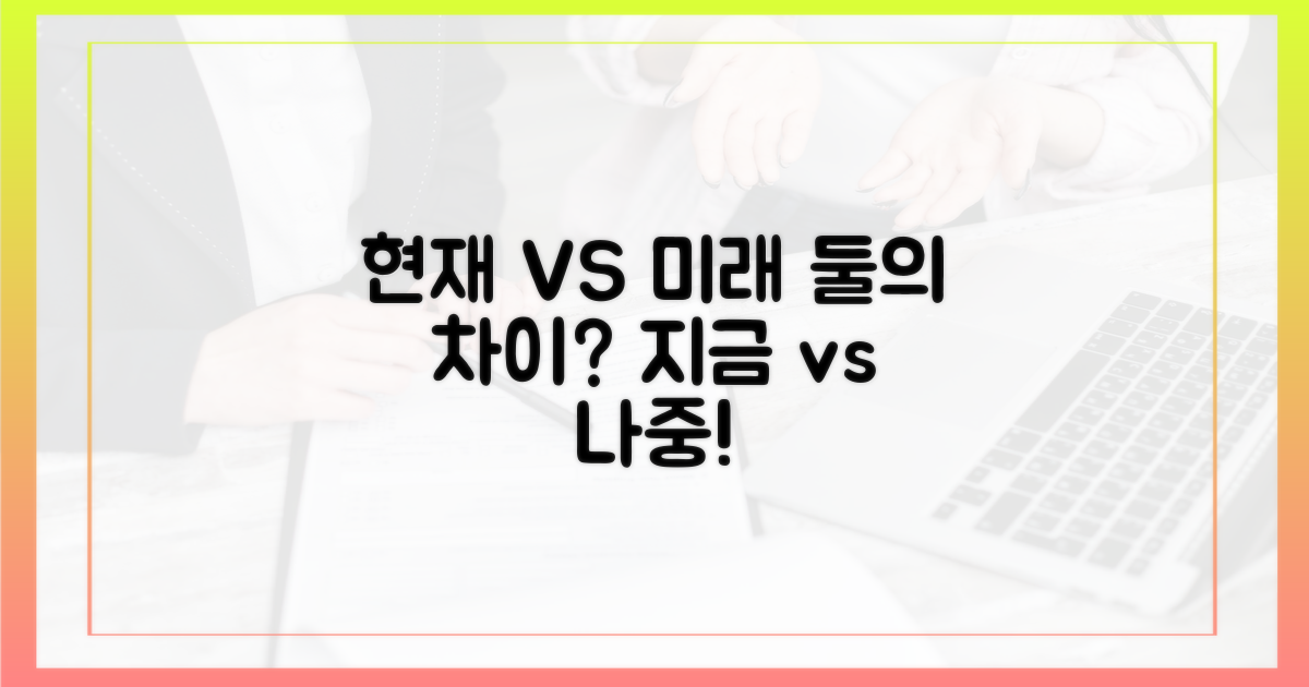 현재와 미래, 무엇이 다를까?