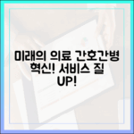 놀라운 간호간병 통합서비스, 의료 서비스 질 향상의 미래!
