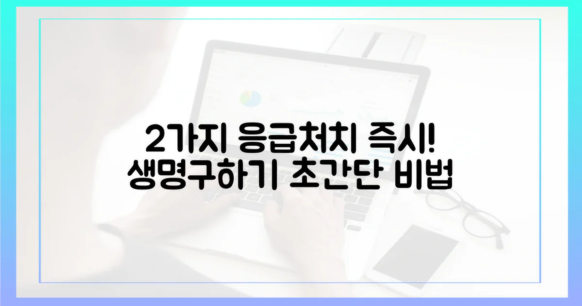 2가지 응급 대처법
