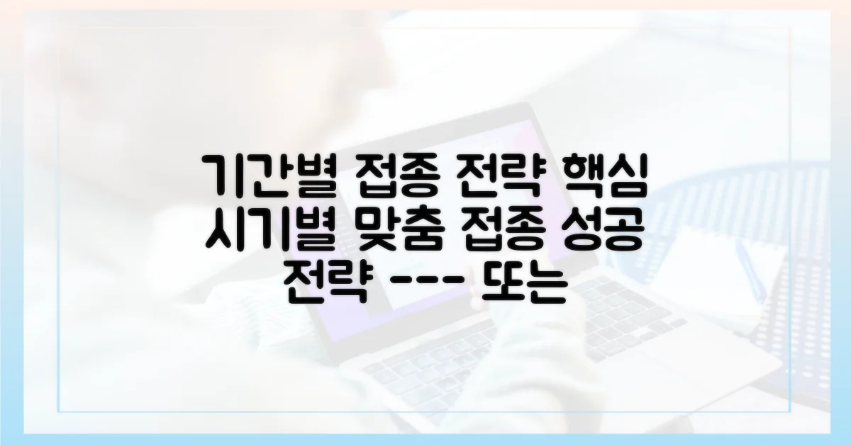 기간별 접종 전략