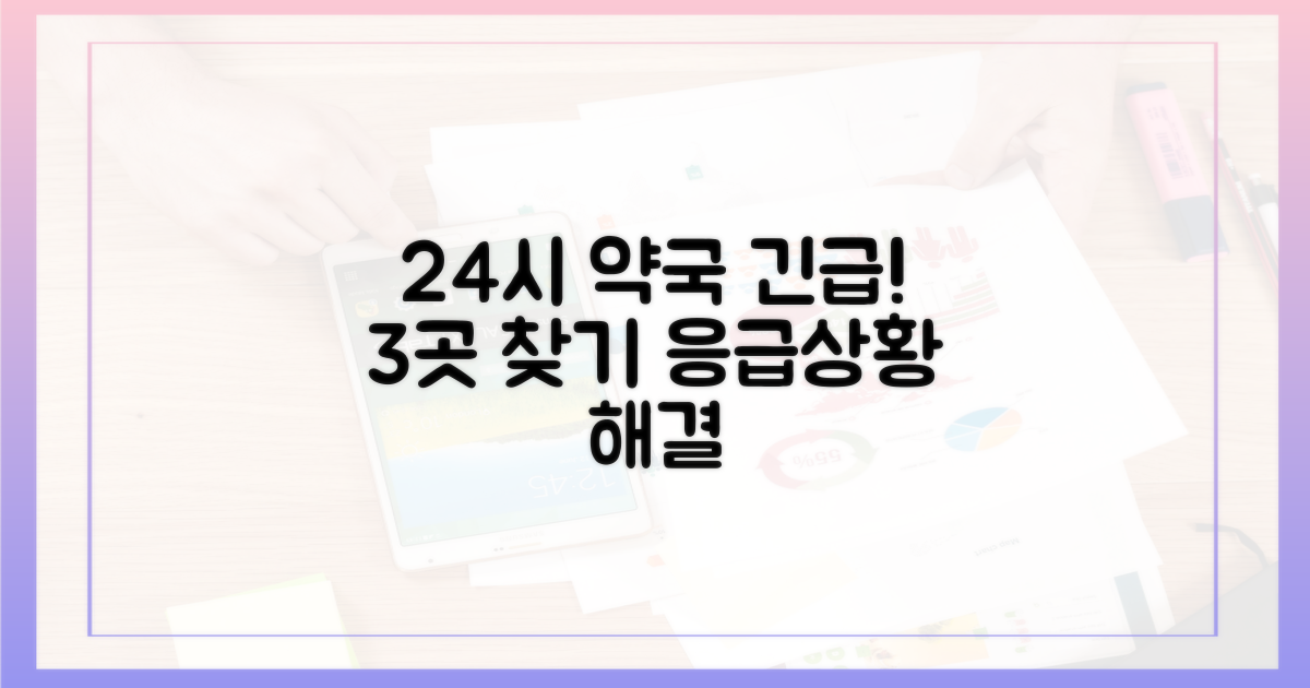 24시간 약국 3가지 찾는 법