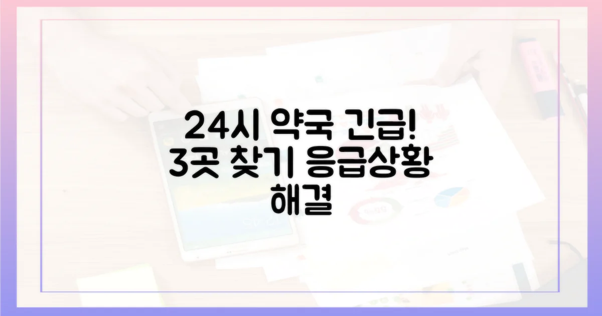 24시간 약국 3가지 찾는 법