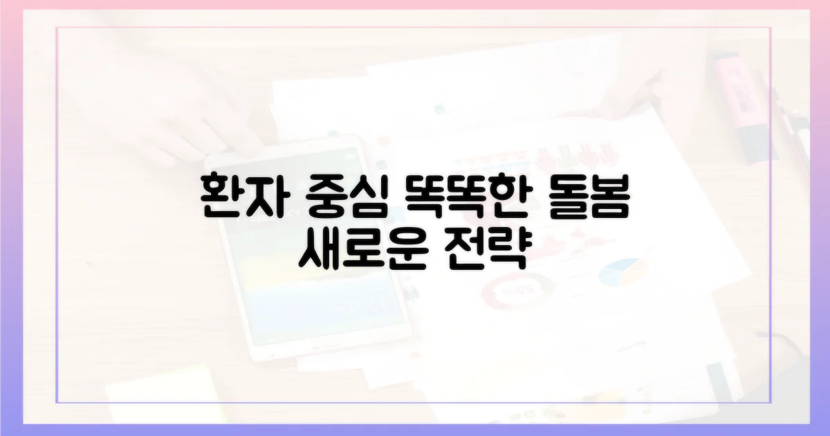 환자 중심, 똑똑한 돌봄 전략