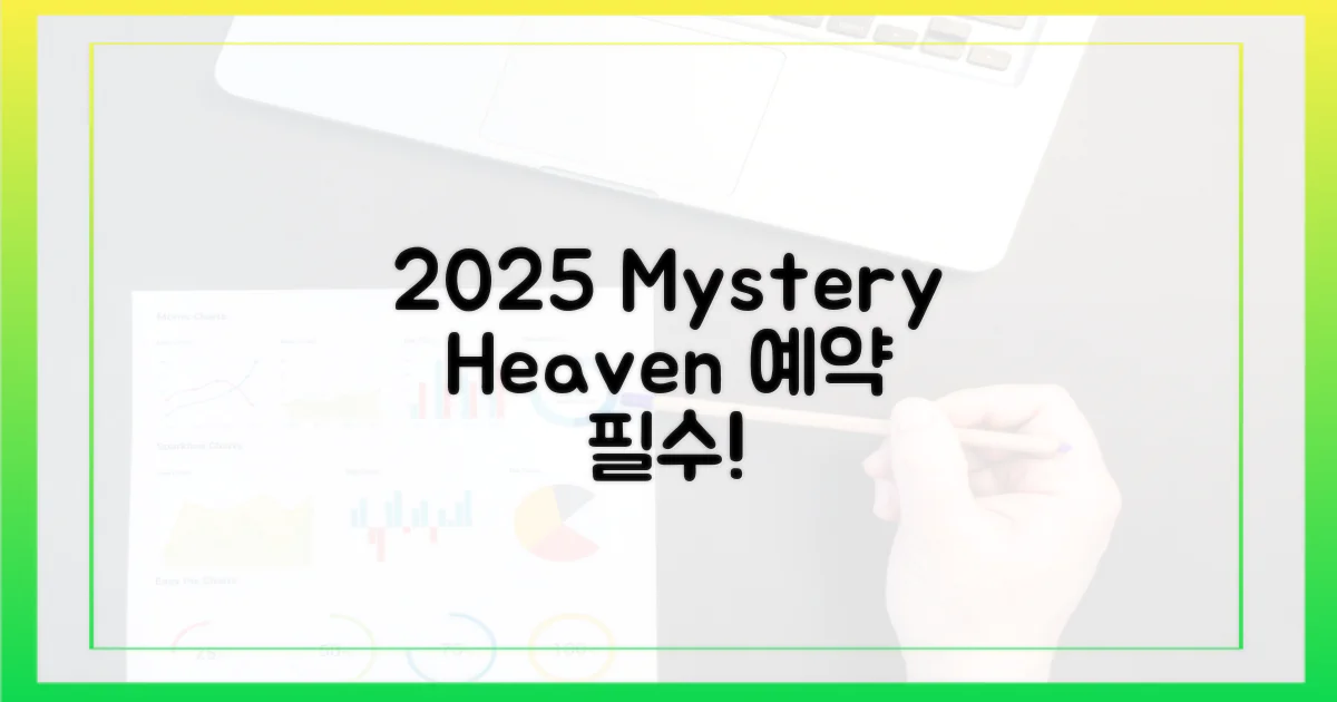 2025년, 미스터리 천국 예약