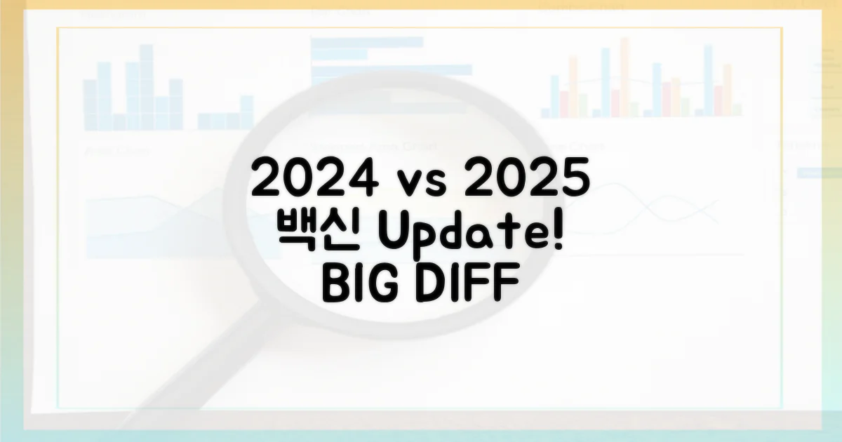 2024년 vs 2025년 백신 차이