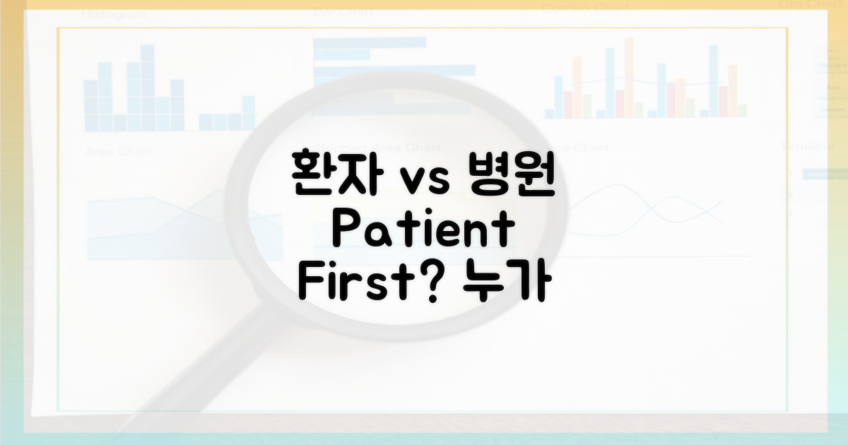 환자 중심 vs 병원 중심