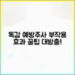 독감 예방 접종, 부작용 줄이고 효과 높이는 법?