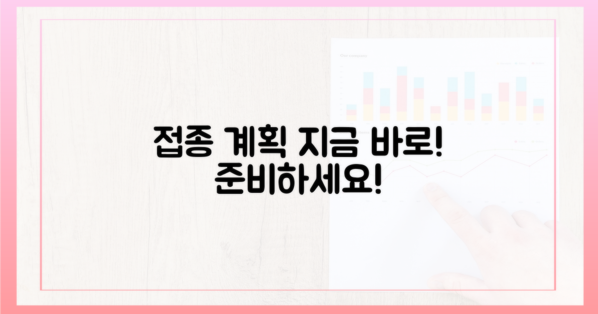 지금 바로 당신의 접종 계획을 세우세요.