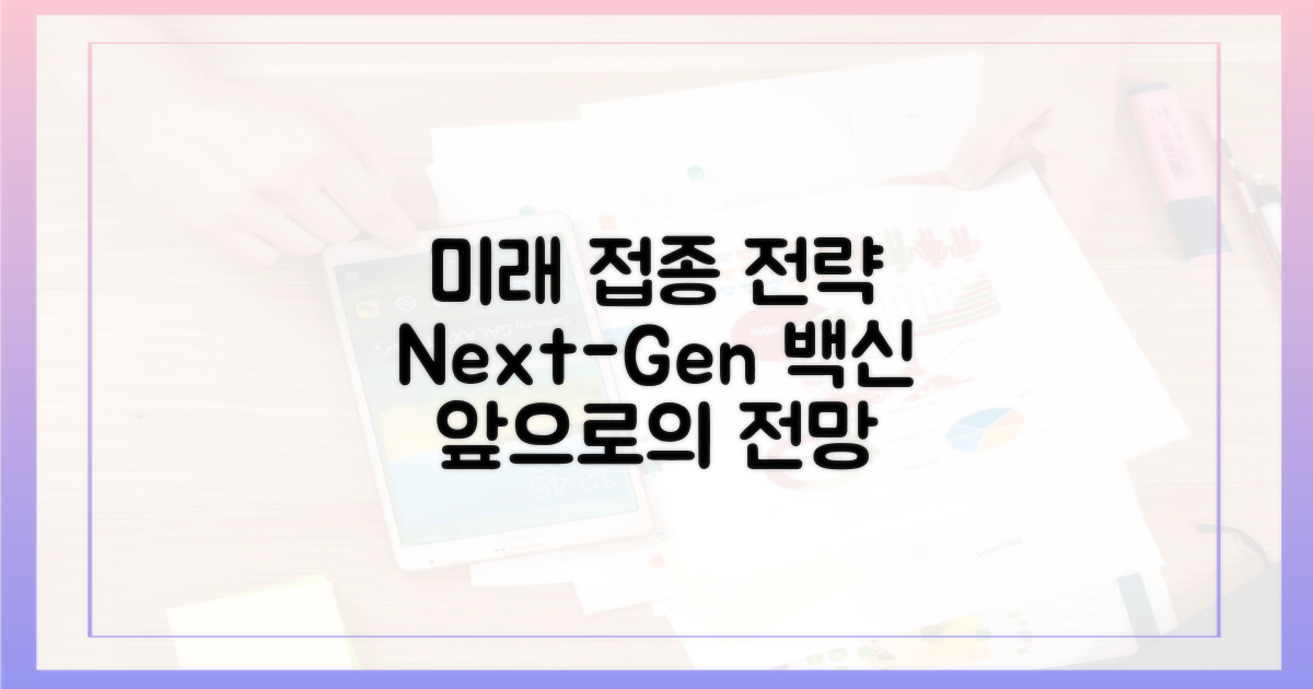 미래 접종 전략 전망