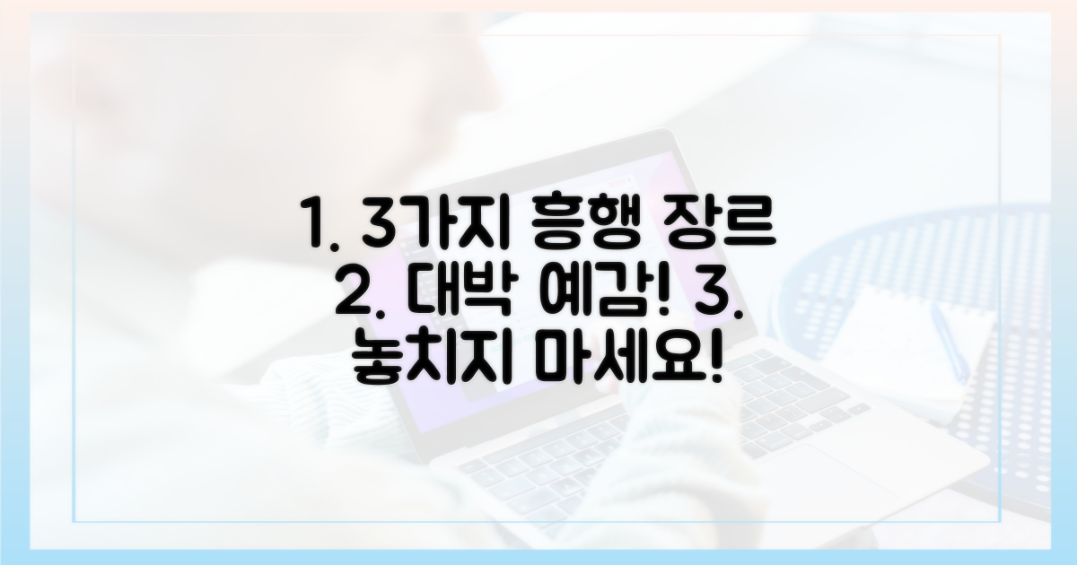 3가지 장르, 흥행 조짐