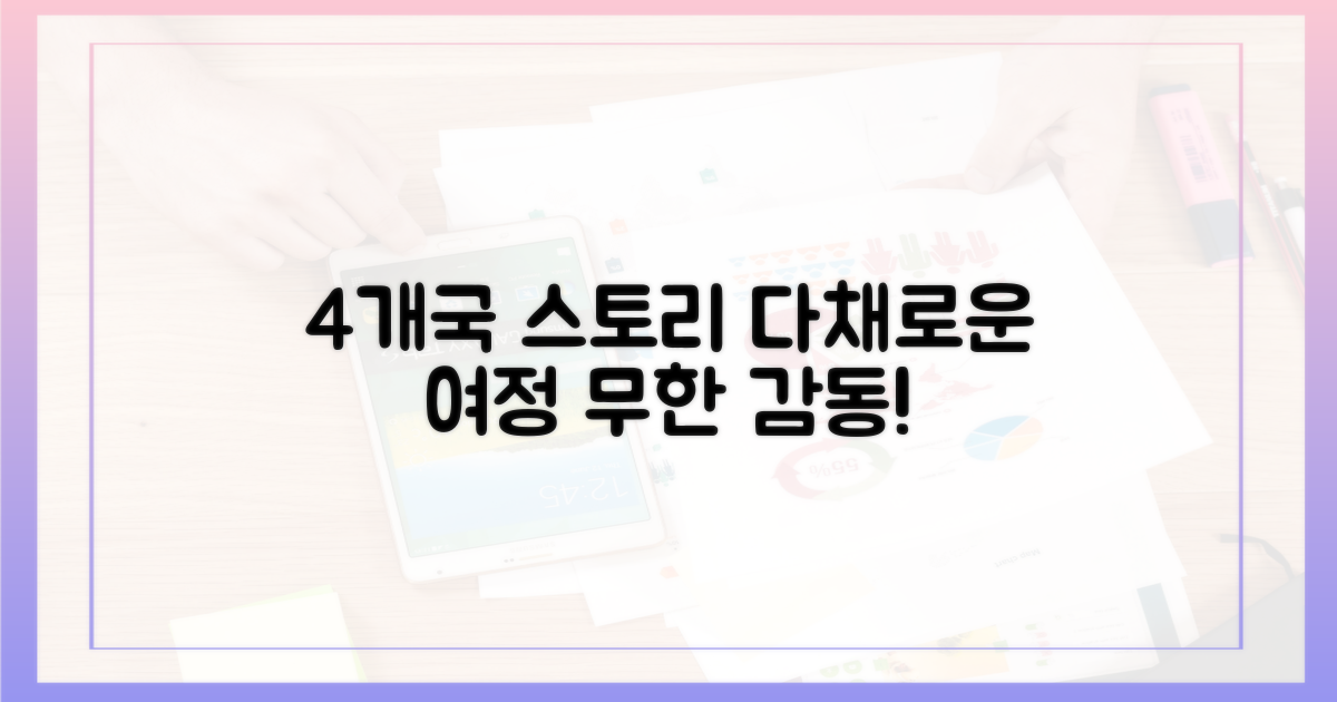 4개 국가, 다채로운 스토리