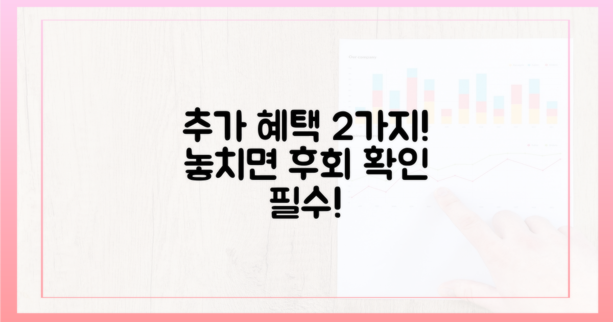 2가지 추가 혜택 확인