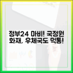 대전 국가정보자원관리원 화재가 정부24, 우체국 서비스에 미치는 영향