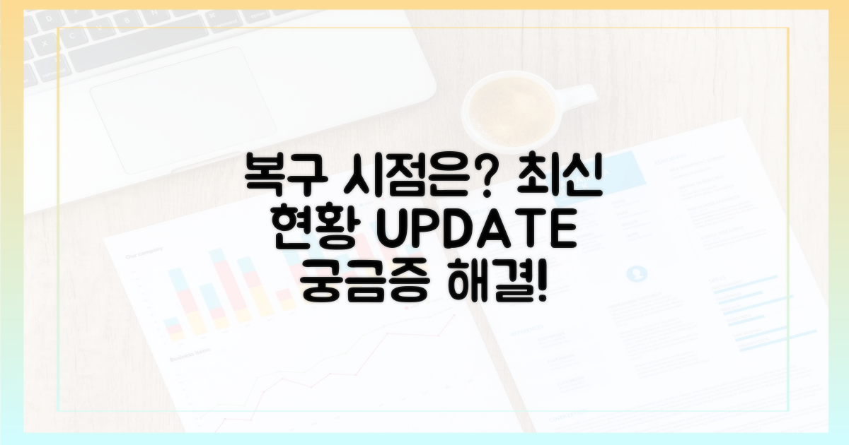 복구는 언제쯤 가능할까? 현황은?