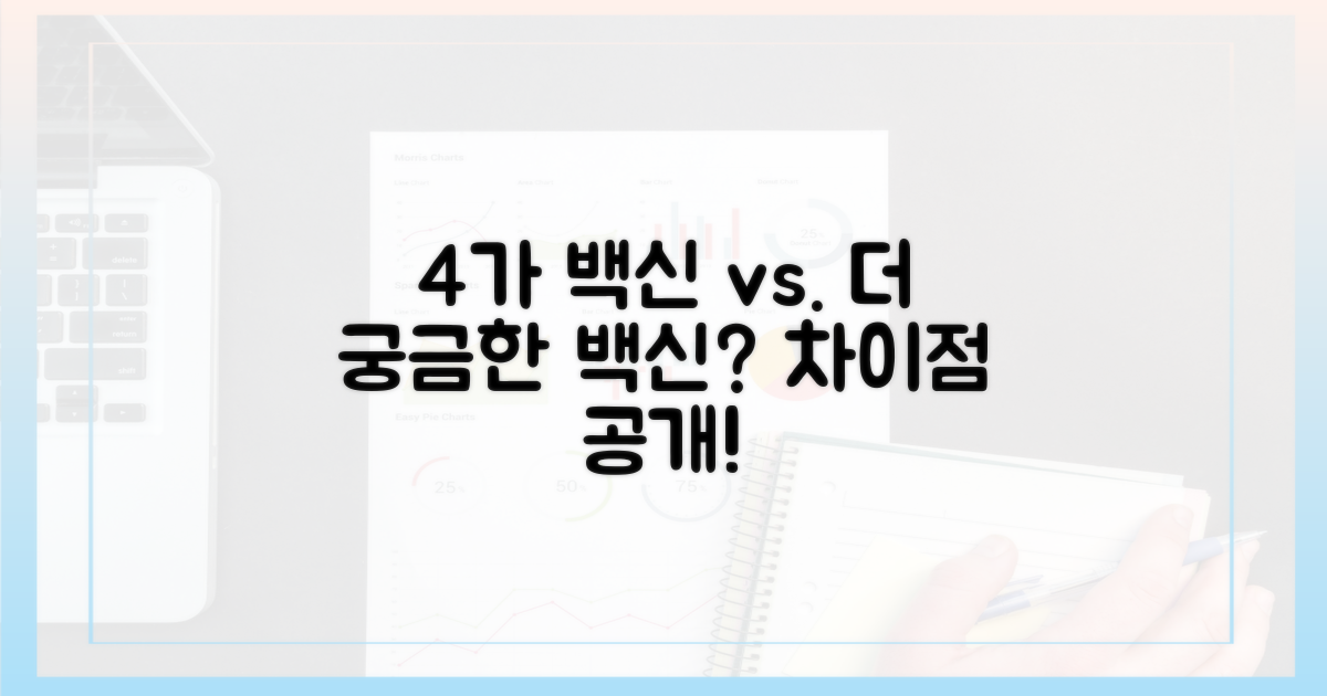 4가 백신과의 비교