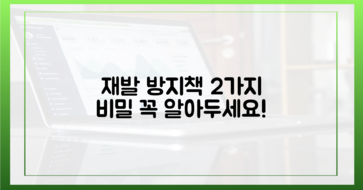 2가지 재발 방지책