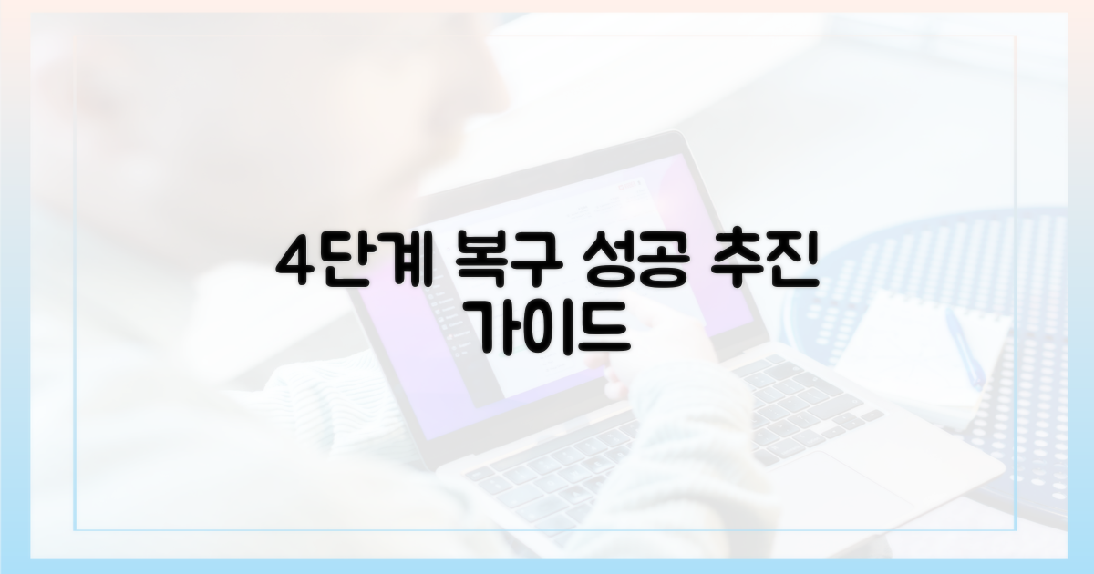 4단계 복구 추진 과정