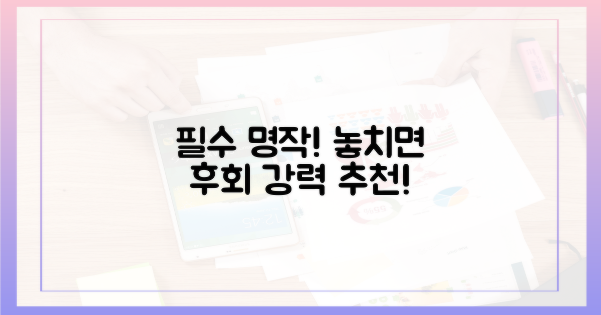 놓치면 후회, 필수 명작
