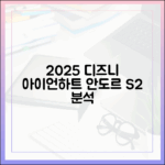 2025 디즈니+ 기대작: 아이언하트 & 안도르 시즌2 완벽 분석