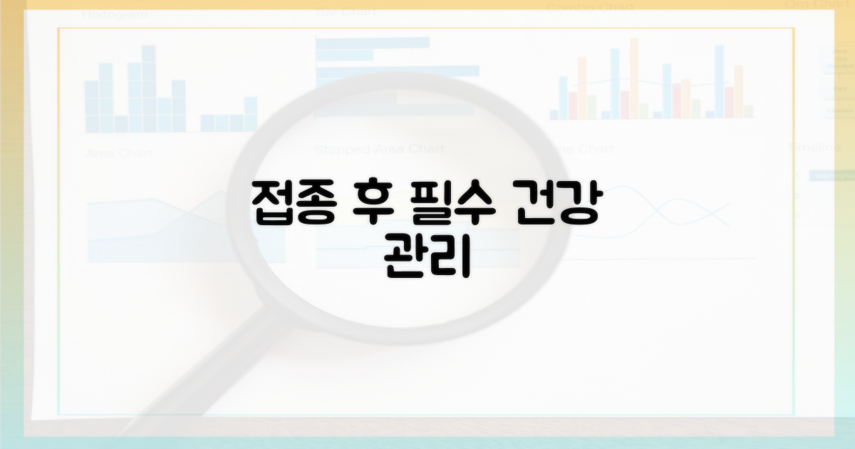 접종 후 주의사항 및 건강 관리법