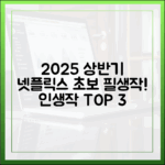 2025 상반기 넷플릭스: 초보도 인생작!