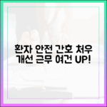 간호 처우 개선: 환자 안전과 근무 여건 변화 완벽 가이드