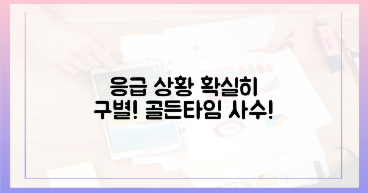 응급 상황 구별법