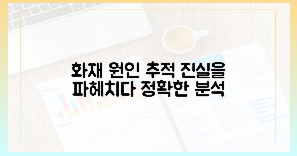 화재 원인, 명확히 파헤쳐봐요