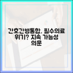 간호간병통합, 필수의료 지속 가능할까?