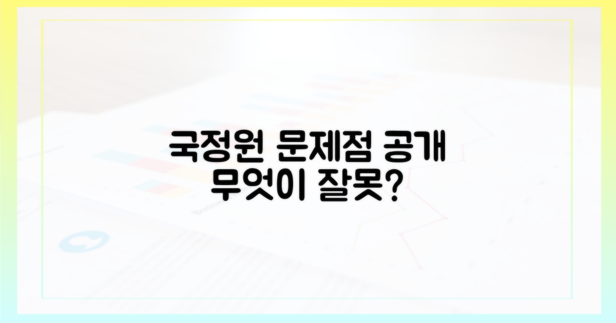 국가정보자원관리원, 무엇이 문제였나