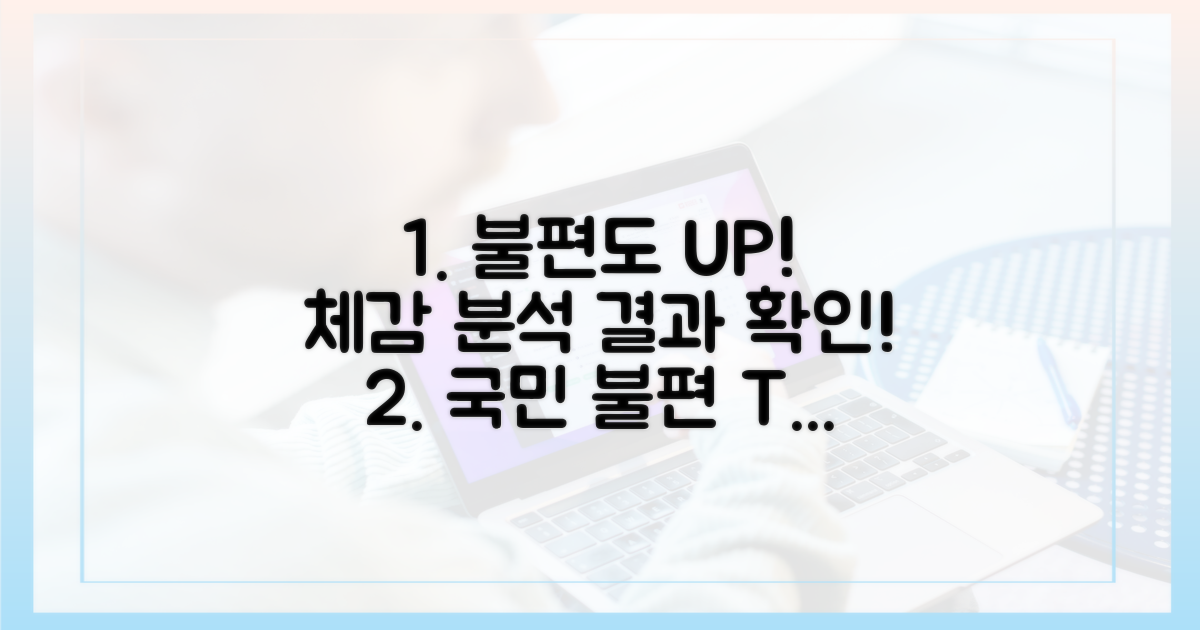 국민 불편 체감도 분석