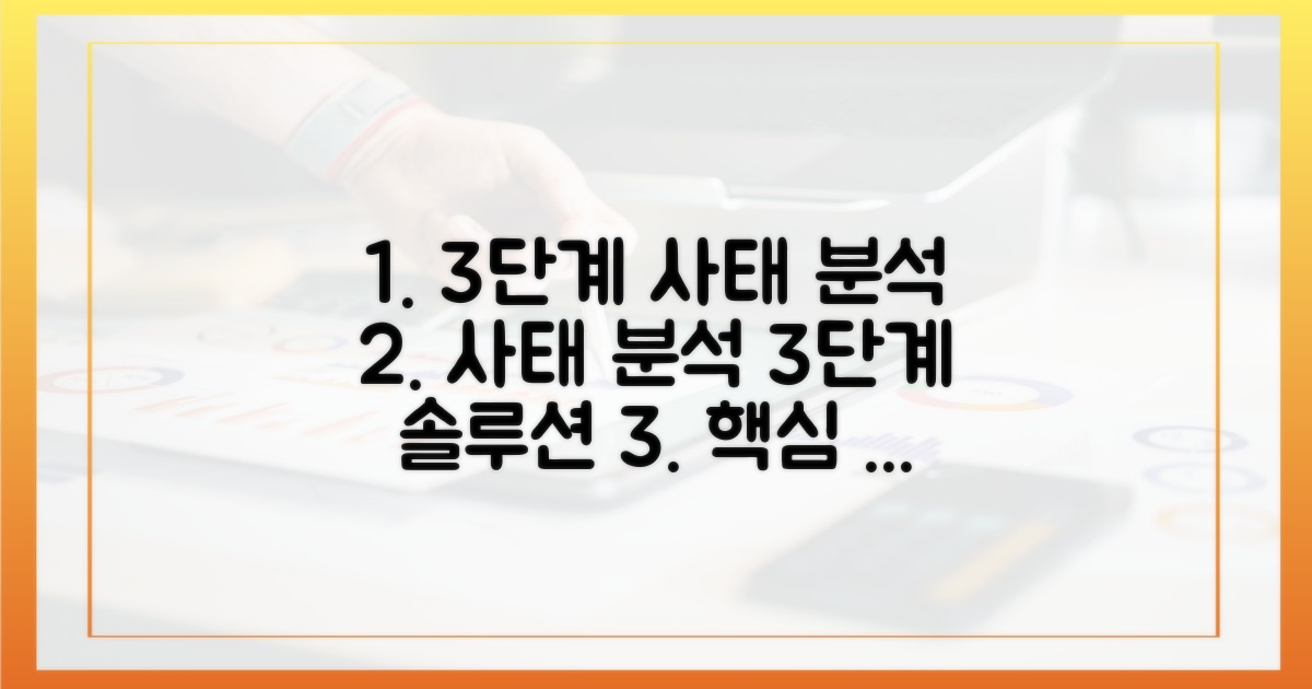 3단계 사태 분석