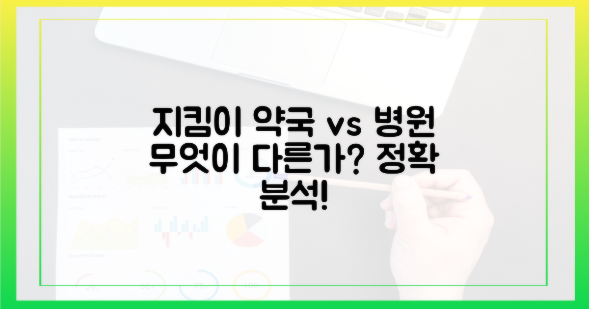 지킴이 약국·병원, 무엇이 다를까?